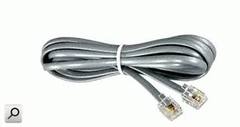 Cable Prolongacion Telef 4mt Negro