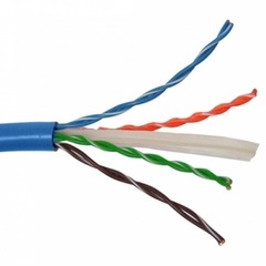 Cable U/Utp Cat5 E 4 P Pvc Azul X Mts