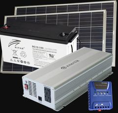 Kit Solar Off Grid P/Motorhome 120w