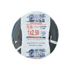Cable Unipolar 2.50mm2  Negro X 100 Mts